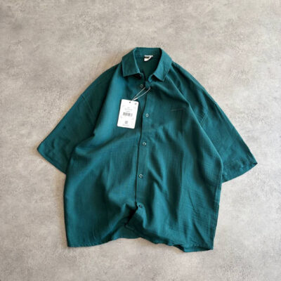 پیراهن بیسیک ماچینیست Oil green
