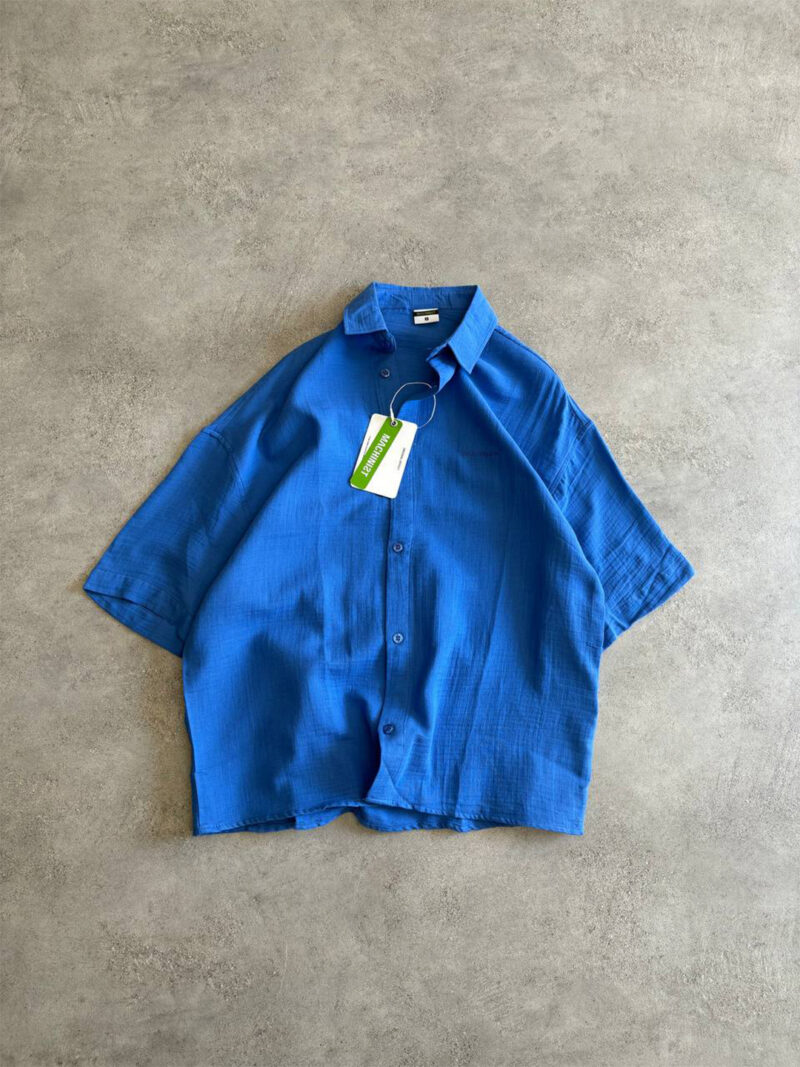 پیراهن بیسیک ماچینیست Saks blue