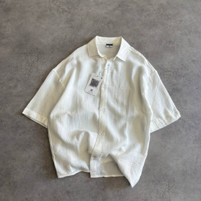 پیراهن بیسیک ماچینیست White