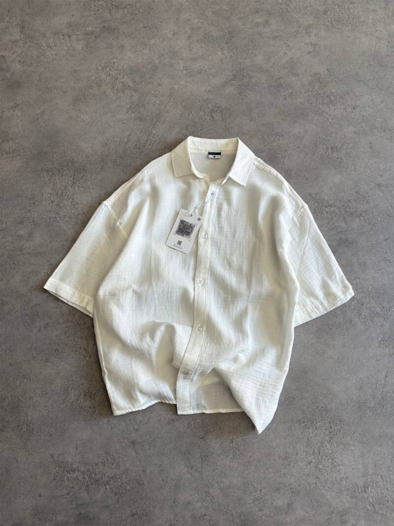 پیراهن بیسیک ماچینیست White