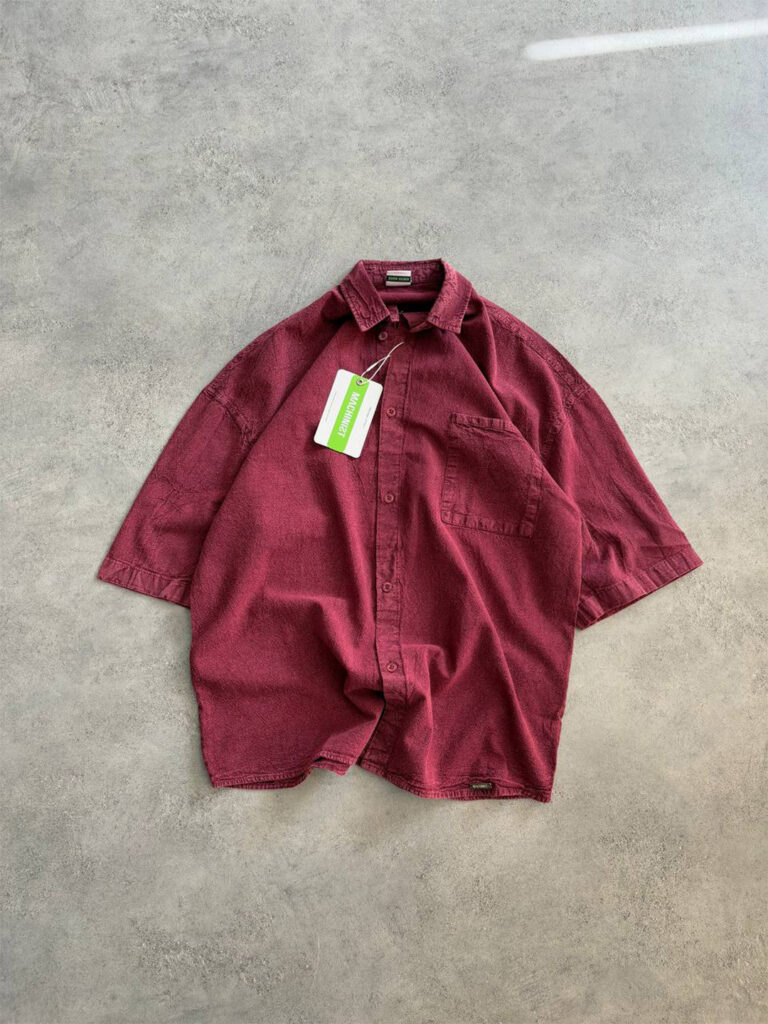 پیراهن ماچینیست رنگ burgundy