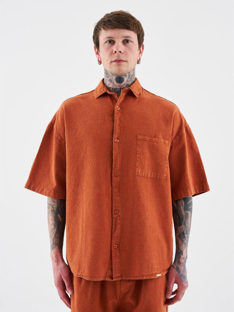 پیراهن ماچینیست رنگ orange - Image 2