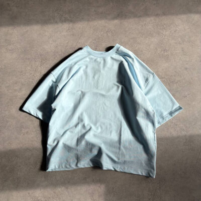 تیشرت boxy ماچینیست رنگ light blue