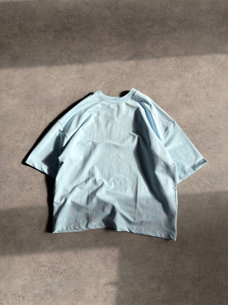تیشرت boxy ماچینیست رنگ light blue