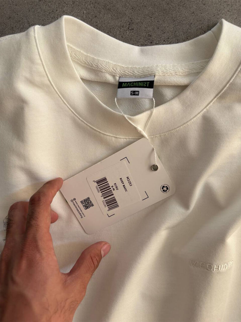 تیشرت boxy ماچینیست رنگ ecru - Image 2