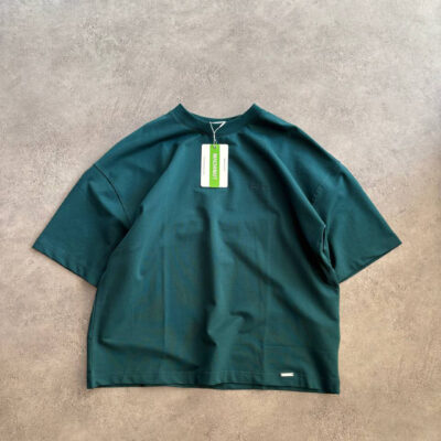 تیشرت boxy ماچینیست رنگ oil green
