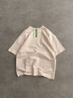 تیشرت بیسیک ماچینیست Oversized رنگ Light pink