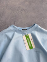 تیشرت بیسیک ماچینیست Oversized رنگ Light blue - Image 5