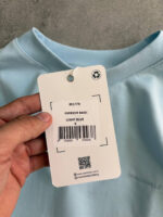 تیشرت بیسیک ماچینیست Oversized رنگ Light blue - Image 6