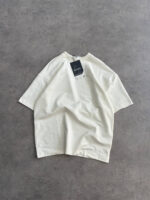 تیشرت بیسیک ماچینیست Oversized رنگ Ecru