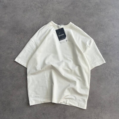 تیشرت بیسیک ماچینیست Oversized رنگ Ecru