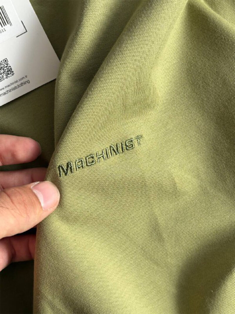 تیشرت باکسی ماچینیست Army green - Image 3
