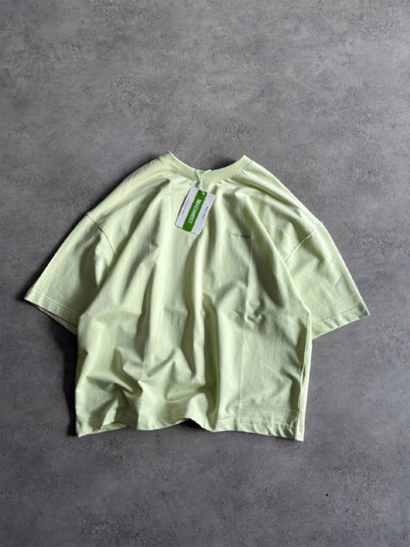 تیشرت باکسی ماچینیست Lime green - Image 1