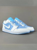 کفش نایک جردن ۱ ایس بلو Nike Jordan 1 ice blue مدل DV1299-104 - Image 2