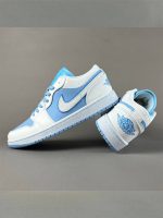 کفش نایک جردن ۱ ایس بلو Nike Jordan 1 ice blue مدل DV1299-104 - Image 5