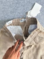 شلوار کارگو لینن ZARA مردانه | پارچه خنک، تنخور ریلکس و کیفیت وارداتی - Image 5