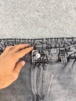 شلوار کارپنتری جین مردانه | بگی فیت، پارچه جین ضخیم و استایل خیابانی ترند - Image 5
