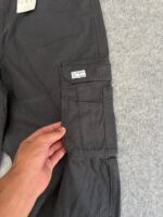 شلوار کارگو ZARA مردانه | نخ کتان گرم‌دار با دمپا کش | استایل ترندی و راحت - Image 2
