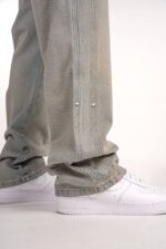 شلوار جین Sand Washed Rivet Denim برند Outtype - Image 4